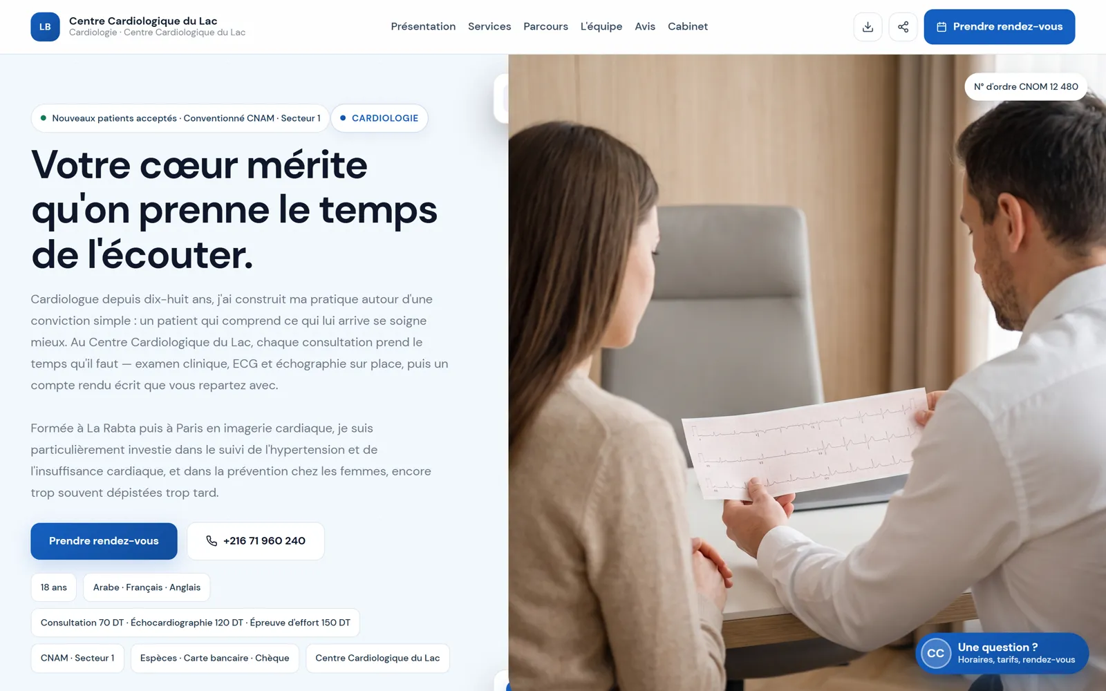 Site public du Dr Leïla Ben Amor
